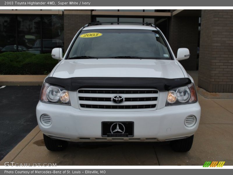 Super White / Ivory 2003 Toyota Highlander 4WD