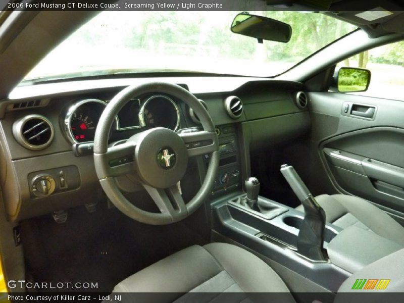 Screaming Yellow / Light Graphite 2006 Ford Mustang GT Deluxe Coupe