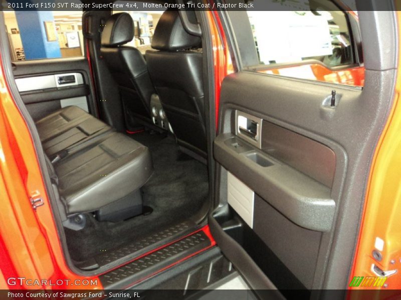 Molten Orange Tri Coat / Raptor Black 2011 Ford F150 SVT Raptor SuperCrew 4x4