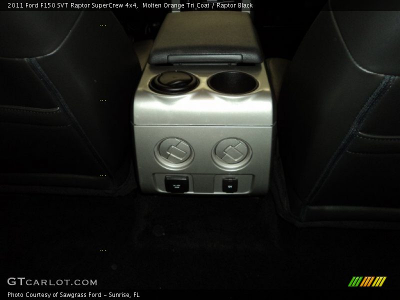 Molten Orange Tri Coat / Raptor Black 2011 Ford F150 SVT Raptor SuperCrew 4x4