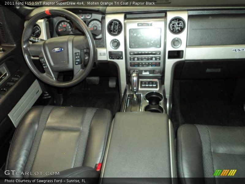 Molten Orange Tri Coat / Raptor Black 2011 Ford F150 SVT Raptor SuperCrew 4x4