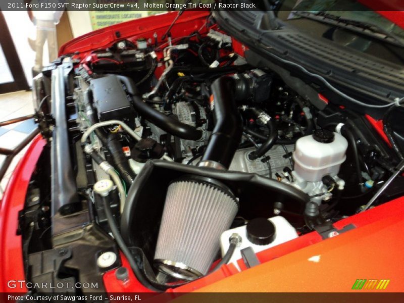 Molten Orange Tri Coat / Raptor Black 2011 Ford F150 SVT Raptor SuperCrew 4x4