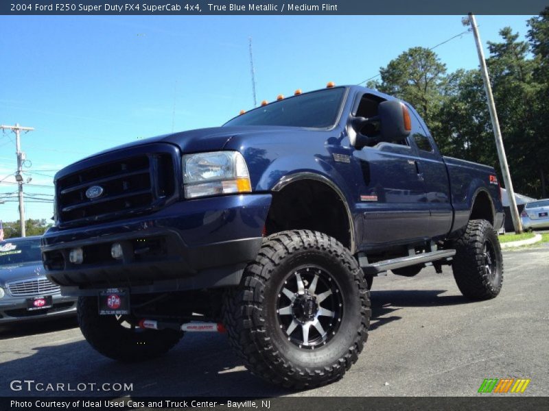 True Blue Metallic / Medium Flint 2004 Ford F250 Super Duty FX4 SuperCab 4x4