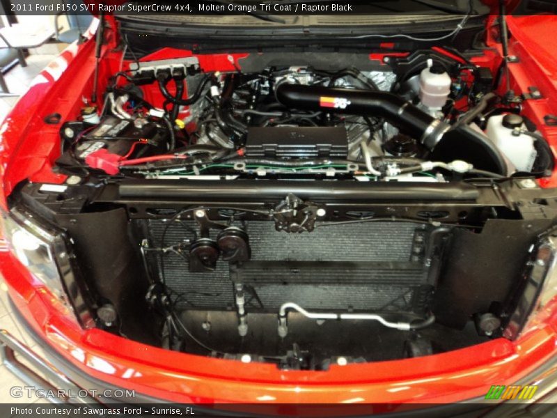Molten Orange Tri Coat / Raptor Black 2011 Ford F150 SVT Raptor SuperCrew 4x4