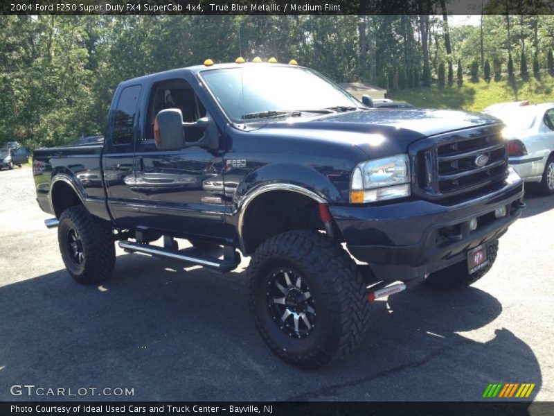 True Blue Metallic / Medium Flint 2004 Ford F250 Super Duty FX4 SuperCab 4x4