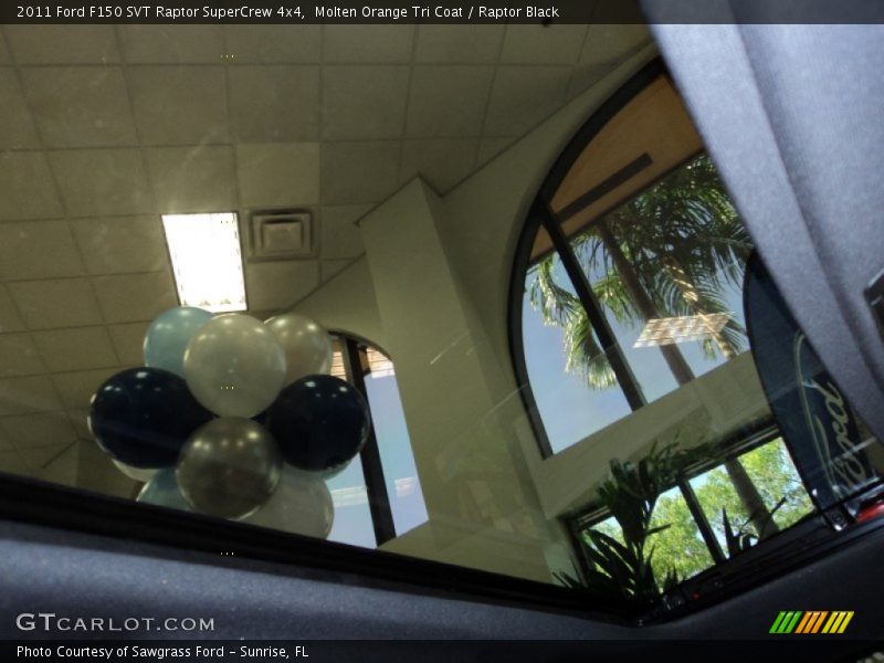 Molten Orange Tri Coat / Raptor Black 2011 Ford F150 SVT Raptor SuperCrew 4x4