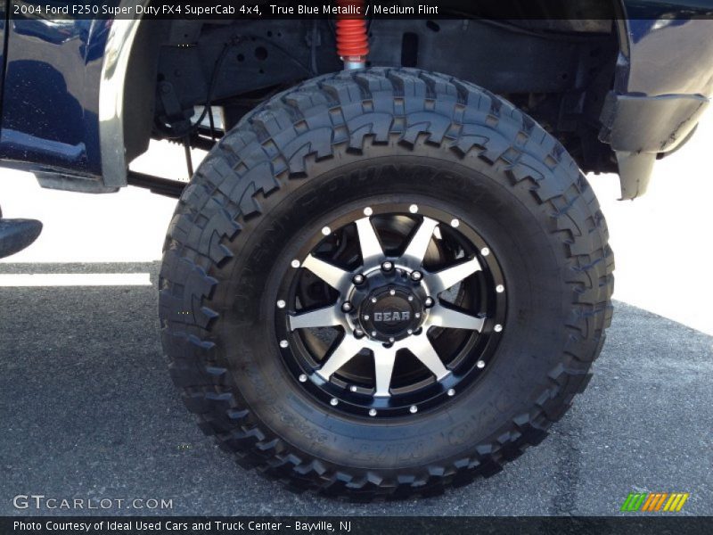 True Blue Metallic / Medium Flint 2004 Ford F250 Super Duty FX4 SuperCab 4x4