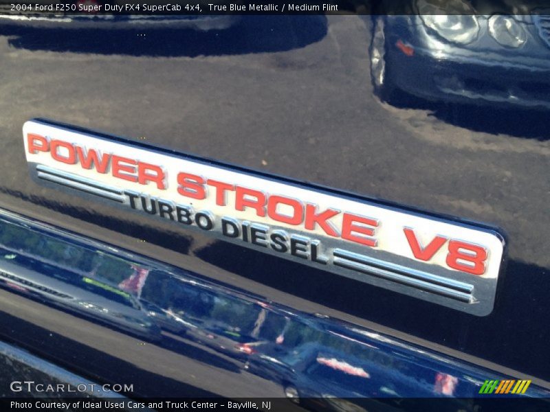 True Blue Metallic / Medium Flint 2004 Ford F250 Super Duty FX4 SuperCab 4x4
