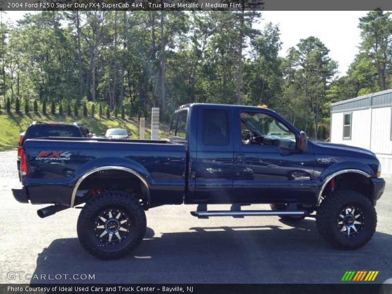 True Blue Metallic / Medium Flint 2004 Ford F250 Super Duty FX4 SuperCab 4x4