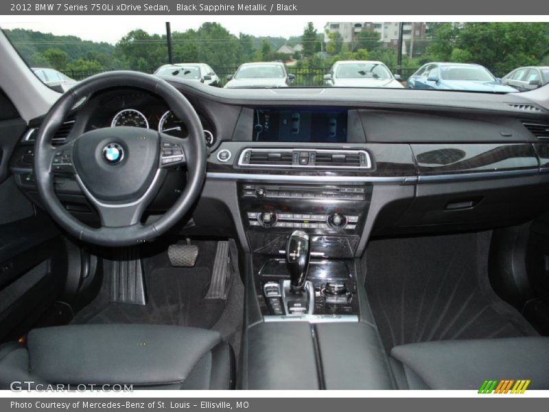 Black Sapphire Metallic / Black 2012 BMW 7 Series 750Li xDrive Sedan