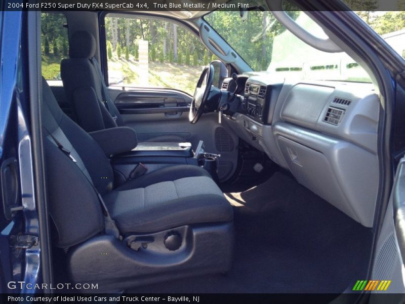 True Blue Metallic / Medium Flint 2004 Ford F250 Super Duty FX4 SuperCab 4x4