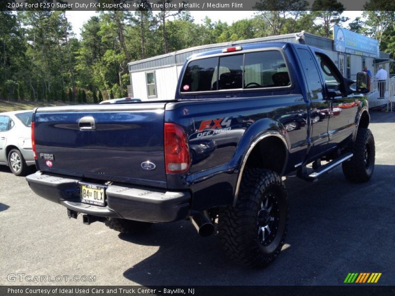 True Blue Metallic / Medium Flint 2004 Ford F250 Super Duty FX4 SuperCab 4x4
