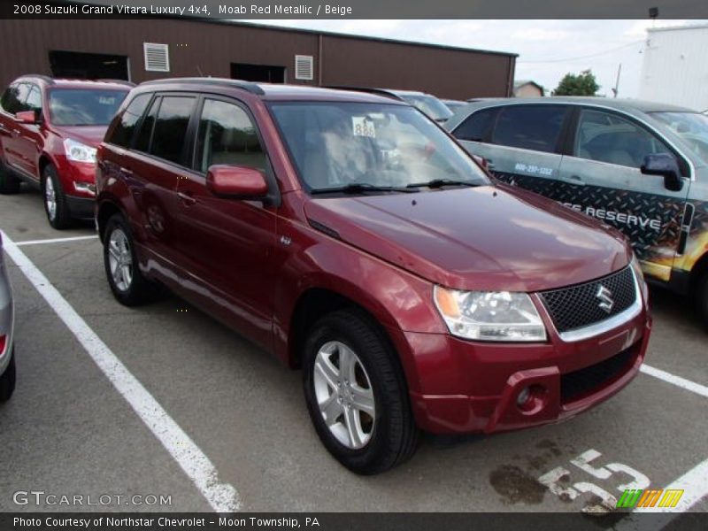 Moab Red Metallic / Beige 2008 Suzuki Grand Vitara Luxury 4x4