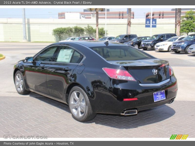 Crystal Black Pearl / Ebony 2013 Acura TL SH-AWD Advance