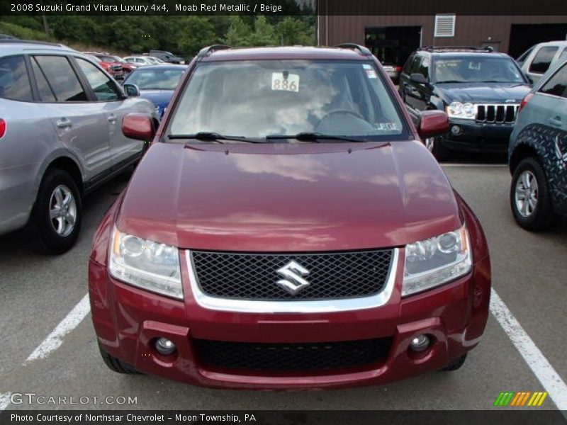 Moab Red Metallic / Beige 2008 Suzuki Grand Vitara Luxury 4x4