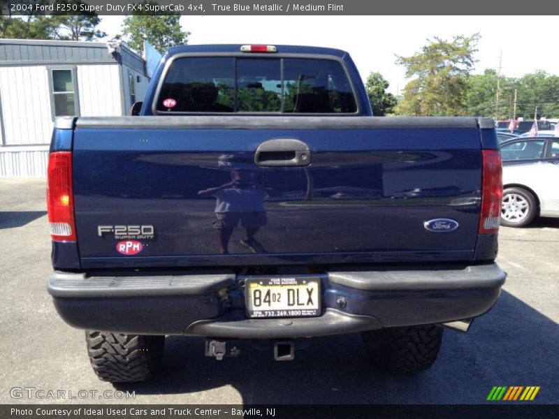 True Blue Metallic / Medium Flint 2004 Ford F250 Super Duty FX4 SuperCab 4x4