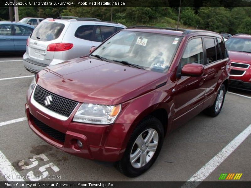 Moab Red Metallic / Beige 2008 Suzuki Grand Vitara Luxury 4x4