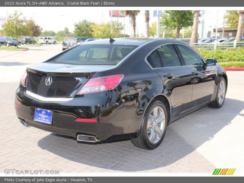 Crystal Black Pearl / Ebony 2013 Acura TL SH-AWD Advance