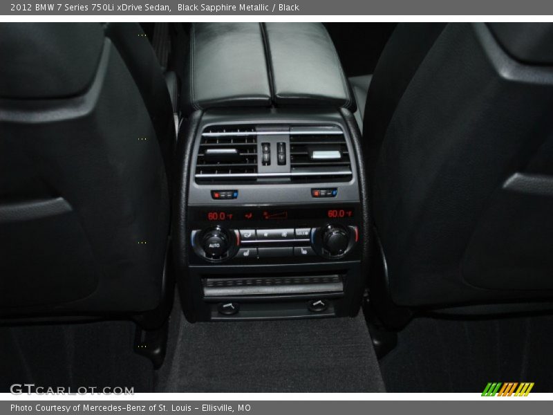 Black Sapphire Metallic / Black 2012 BMW 7 Series 750Li xDrive Sedan