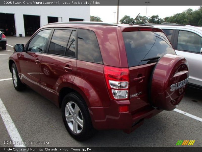 Moab Red Metallic / Beige 2008 Suzuki Grand Vitara Luxury 4x4