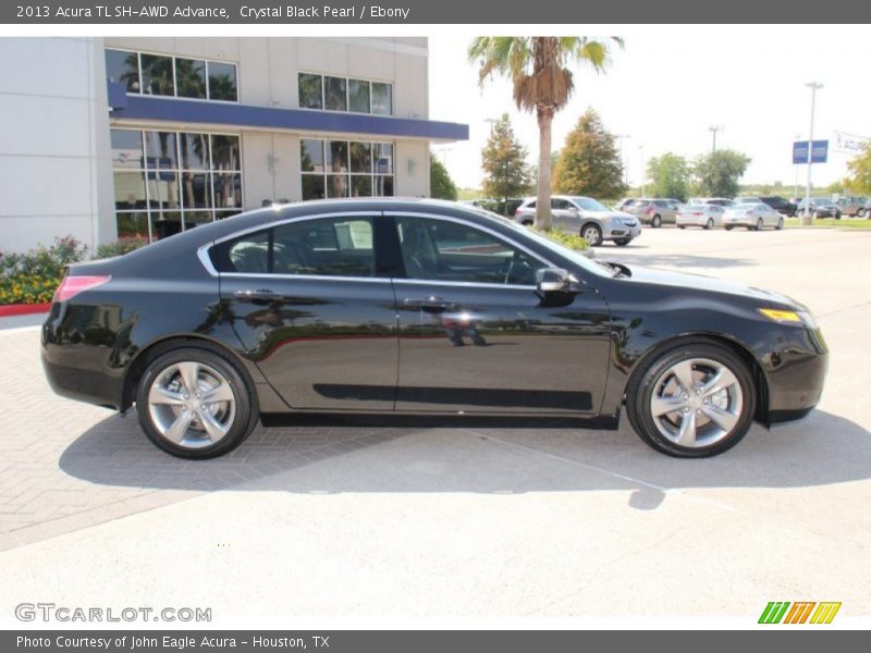 Crystal Black Pearl / Ebony 2013 Acura TL SH-AWD Advance