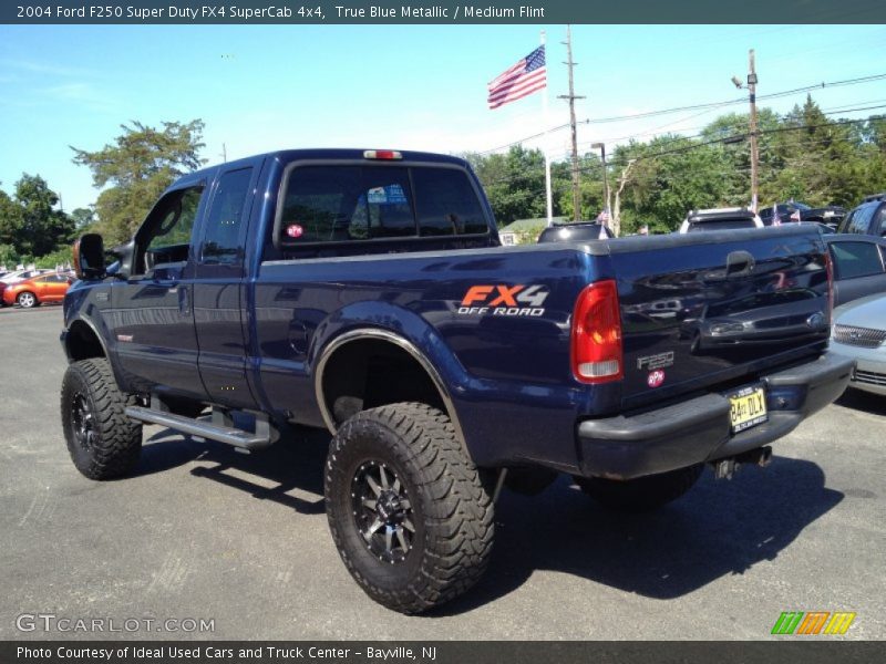 True Blue Metallic / Medium Flint 2004 Ford F250 Super Duty FX4 SuperCab 4x4