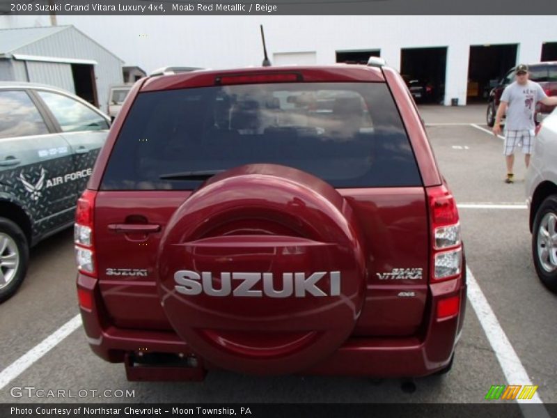Moab Red Metallic / Beige 2008 Suzuki Grand Vitara Luxury 4x4