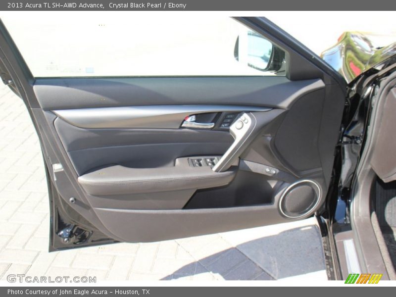 Crystal Black Pearl / Ebony 2013 Acura TL SH-AWD Advance
