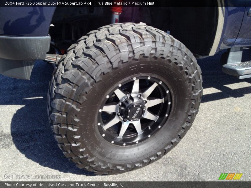 True Blue Metallic / Medium Flint 2004 Ford F250 Super Duty FX4 SuperCab 4x4