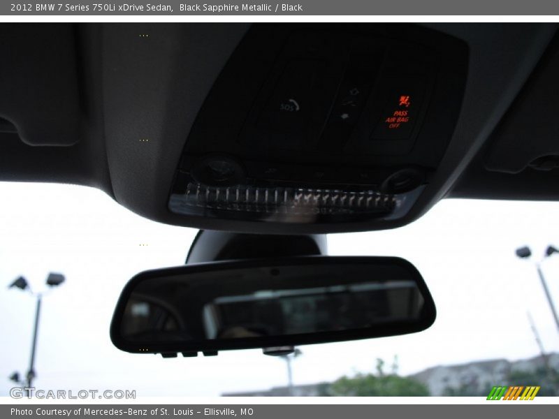 Black Sapphire Metallic / Black 2012 BMW 7 Series 750Li xDrive Sedan