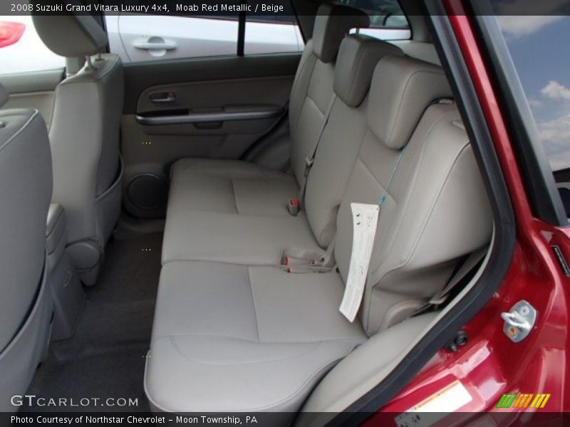 Moab Red Metallic / Beige 2008 Suzuki Grand Vitara Luxury 4x4