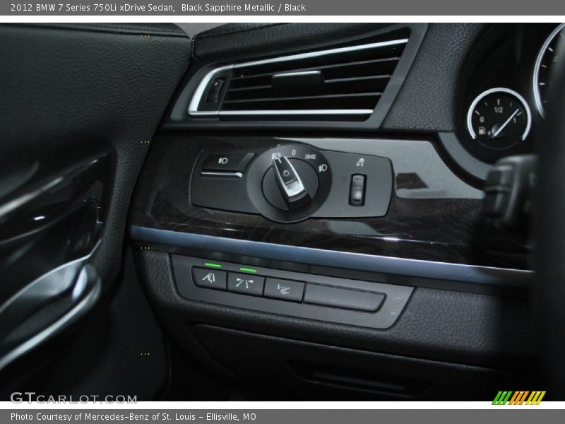 Black Sapphire Metallic / Black 2012 BMW 7 Series 750Li xDrive Sedan