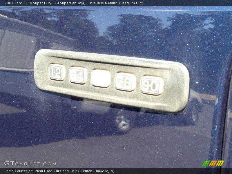 True Blue Metallic / Medium Flint 2004 Ford F250 Super Duty FX4 SuperCab 4x4