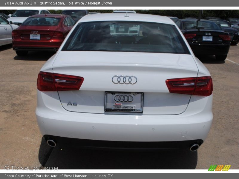 Ibis White / Nougat Brown 2014 Audi A6 2.0T quattro Sedan