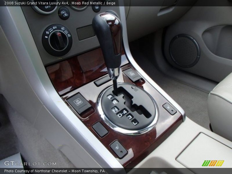 Moab Red Metallic / Beige 2008 Suzuki Grand Vitara Luxury 4x4