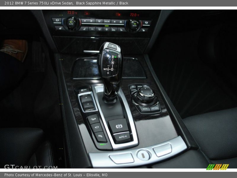 Black Sapphire Metallic / Black 2012 BMW 7 Series 750Li xDrive Sedan