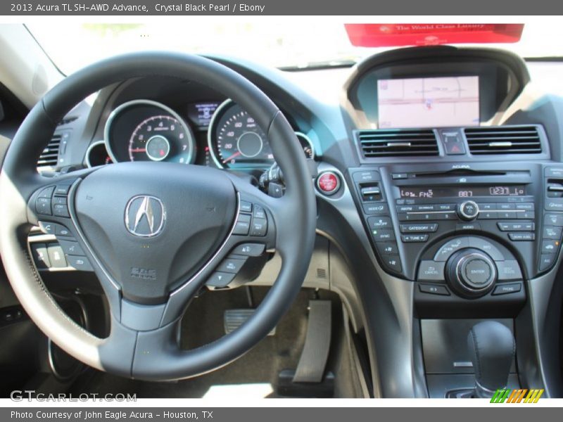 Crystal Black Pearl / Ebony 2013 Acura TL SH-AWD Advance