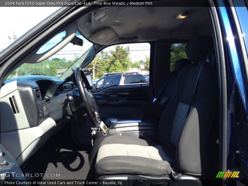 True Blue Metallic / Medium Flint 2004 Ford F250 Super Duty FX4 SuperCab 4x4