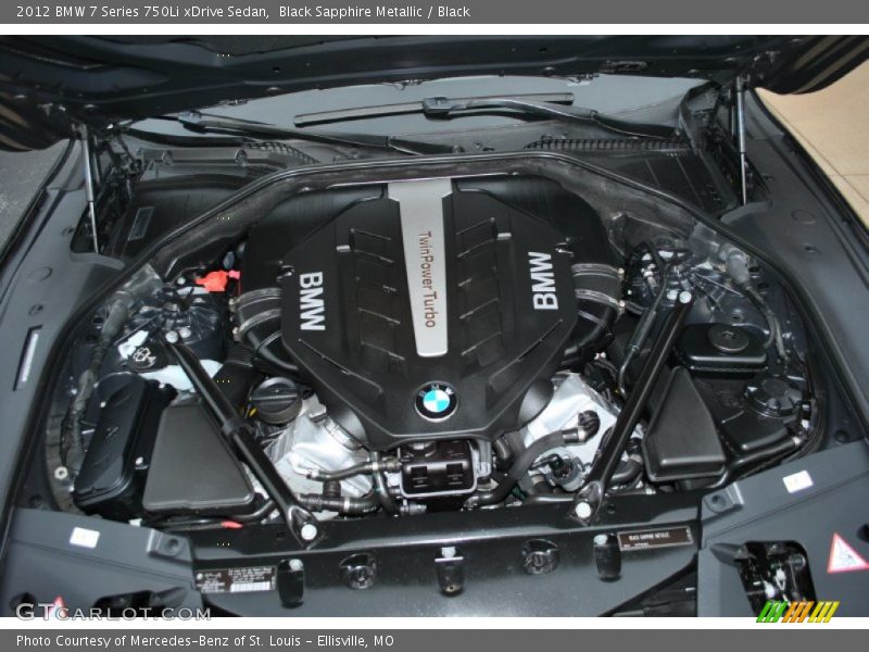 Black Sapphire Metallic / Black 2012 BMW 7 Series 750Li xDrive Sedan
