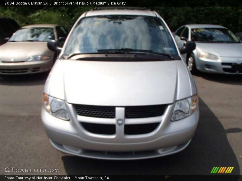 Bright Silver Metallic / Medium Slate Gray 2004 Dodge Caravan SXT