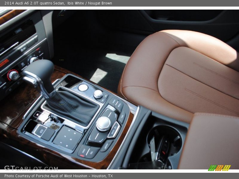 Ibis White / Nougat Brown 2014 Audi A6 2.0T quattro Sedan