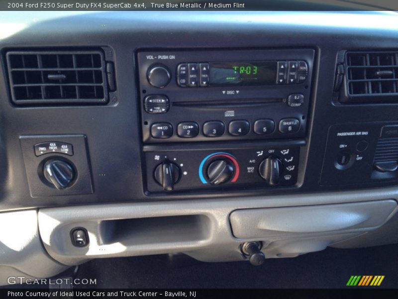 True Blue Metallic / Medium Flint 2004 Ford F250 Super Duty FX4 SuperCab 4x4