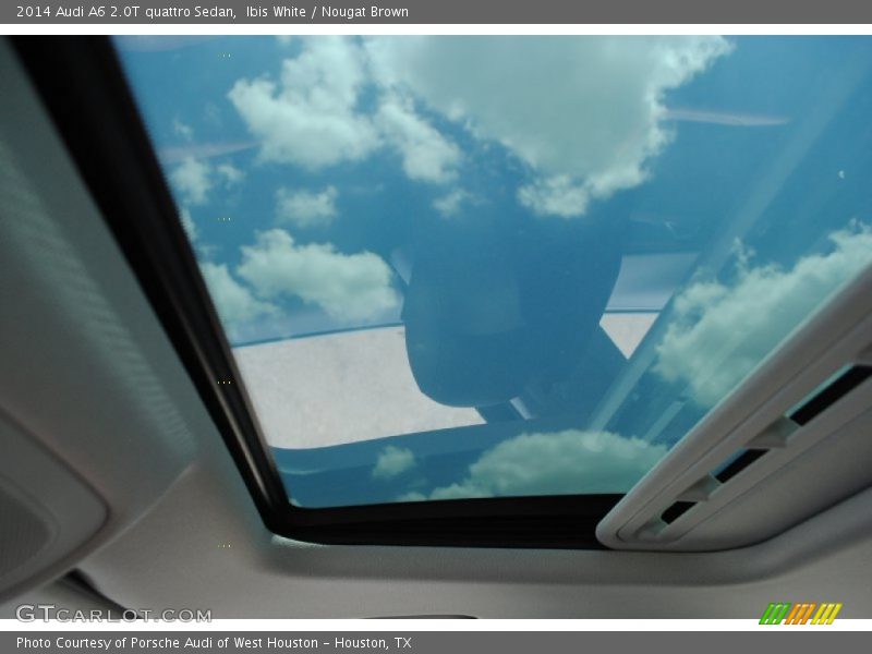 Ibis White / Nougat Brown 2014 Audi A6 2.0T quattro Sedan