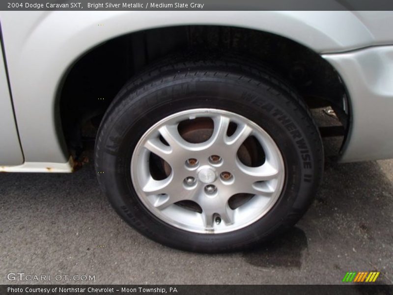 Bright Silver Metallic / Medium Slate Gray 2004 Dodge Caravan SXT