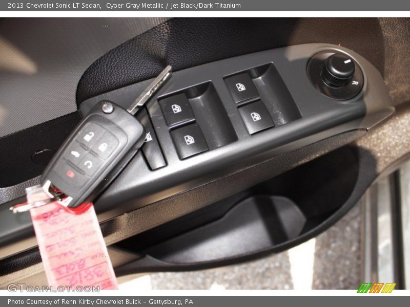 Cyber Gray Metallic / Jet Black/Dark Titanium 2013 Chevrolet Sonic LT Sedan