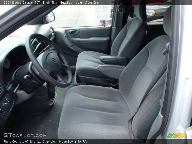Bright Silver Metallic / Medium Slate Gray 2004 Dodge Caravan SXT
