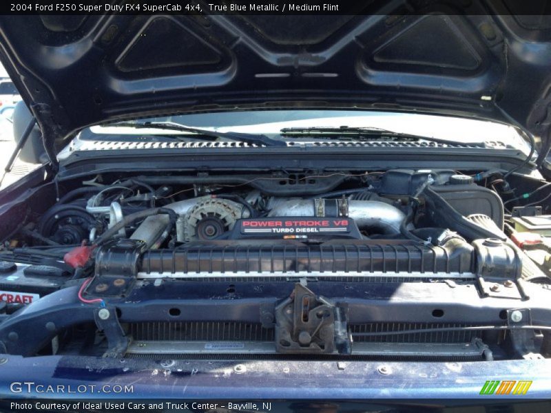 True Blue Metallic / Medium Flint 2004 Ford F250 Super Duty FX4 SuperCab 4x4