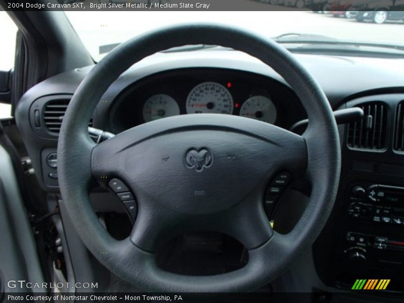 Bright Silver Metallic / Medium Slate Gray 2004 Dodge Caravan SXT