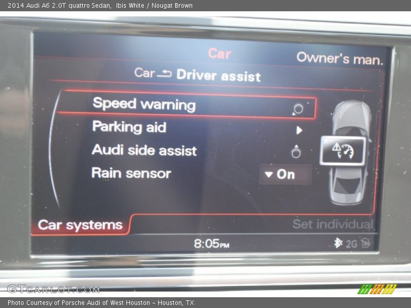 Ibis White / Nougat Brown 2014 Audi A6 2.0T quattro Sedan