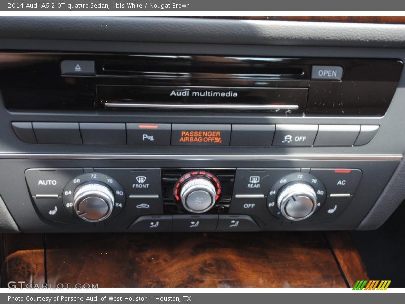 Ibis White / Nougat Brown 2014 Audi A6 2.0T quattro Sedan